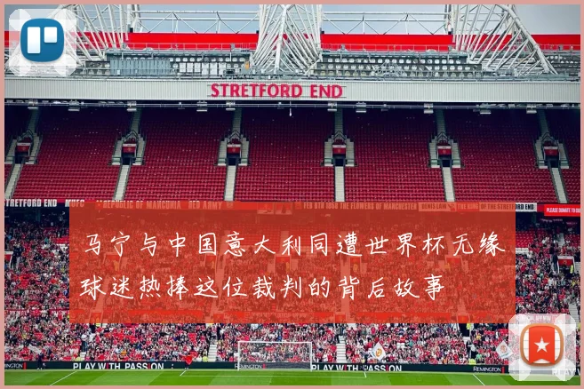 马宁与中国意大利同遭世界杯无缘球迷热捧这位裁判的背后故事